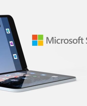 Microsoft Surface Duo foldable Dual screen phablet