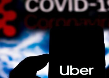 Uber mask verification selfie for the customer taking a ride