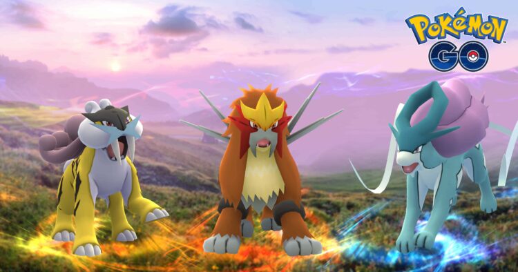 Pokémon GO bringing Entei, Raikou, and Suicune