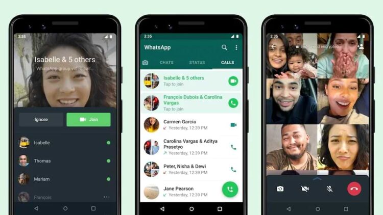 WhatsApp starts rolling out a new group call feature