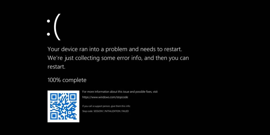 Black Screen of Death