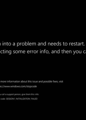 Black Screen of Death