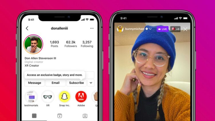 Instagram testing paid subscriptions to help influencers earn money