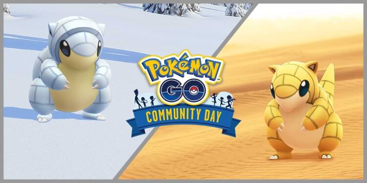 Pokemon GO March Community Day 2022 features Sandshrew and Alolan Sandshrew
