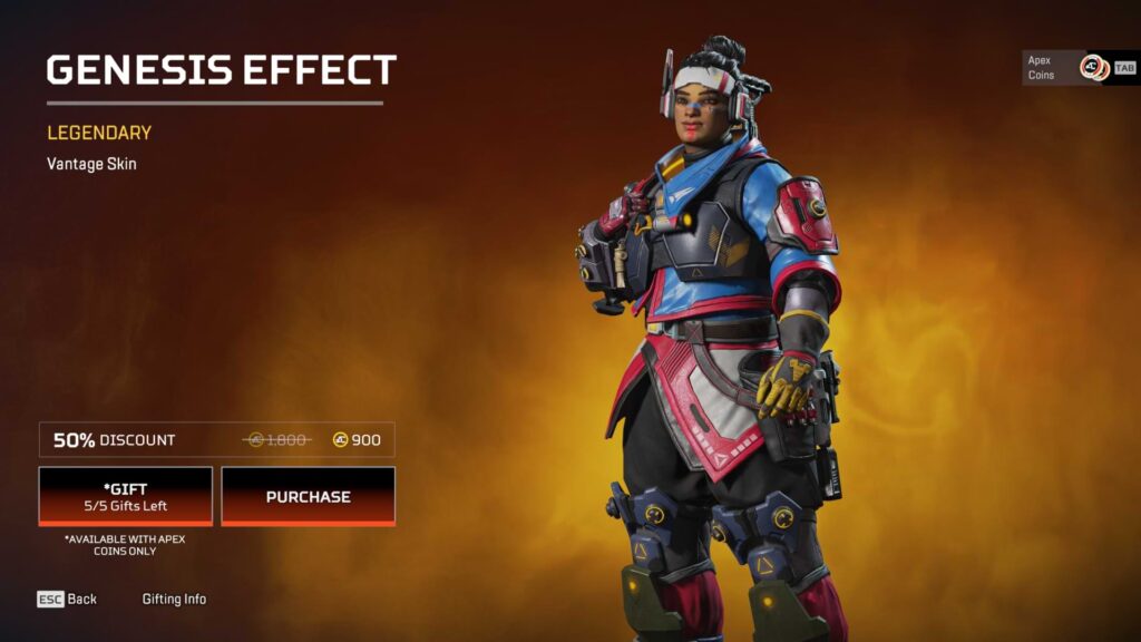 How to gift in Apex Legends Step 1