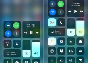 new control center ios 17